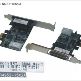 DUAL SERIAL CARD PCIE X1 POWERED Retoure in Originalverpackung