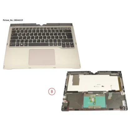 Fujitsu Upper Assy inkl. Tastatur (Deutsch) – Original-Ersatztei