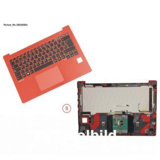 Fujitsu Upper Assy Red inkl. Keyboard German für U904