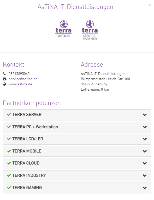 Terra Computer Augsburg Verkauf Service